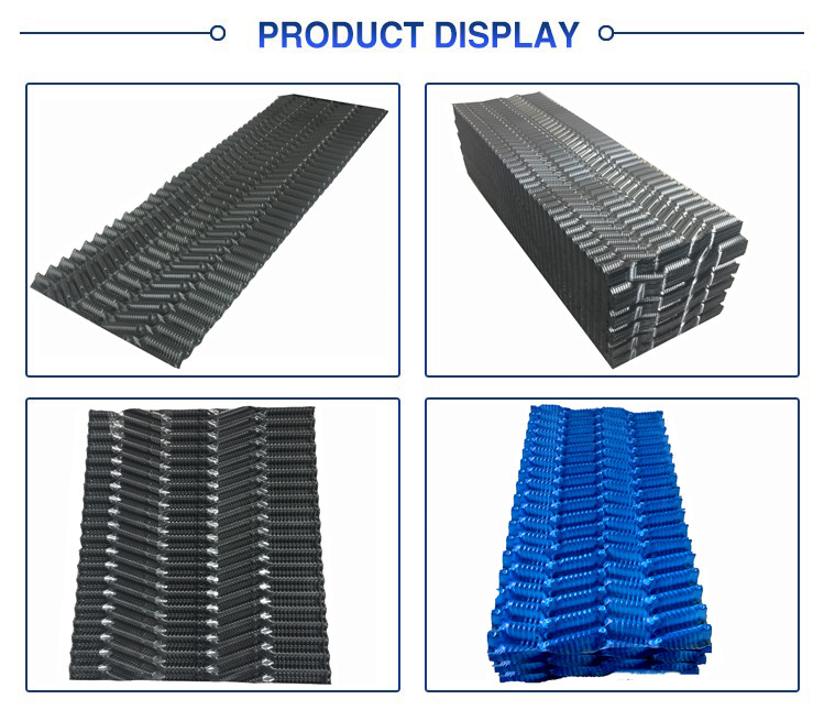 PVC PP Cooling Tower Fill Material OF21 Counterflow Systems Pvc Fills For Cooling Tower