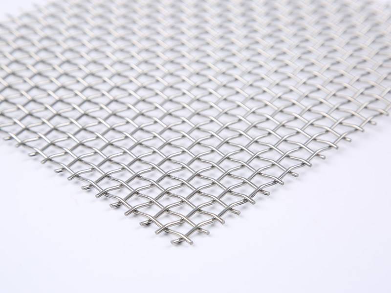 Plain / Intercrimp / Lock Stainless Steel Woven Wire Mesh For Corrosive And High Temperature Environments