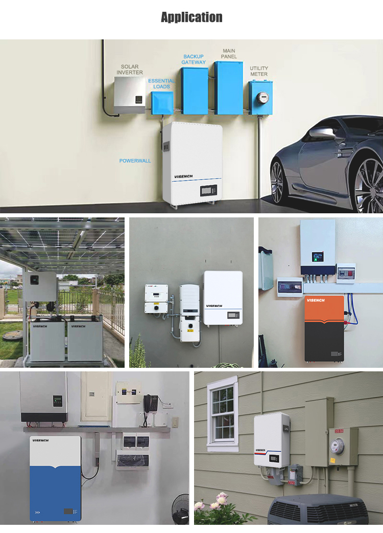 Viench factory High quality 9.5Kwh 48V Lifepo4 200Ah Lithium Ion Battery back up For Home use Solar System Energy Storage