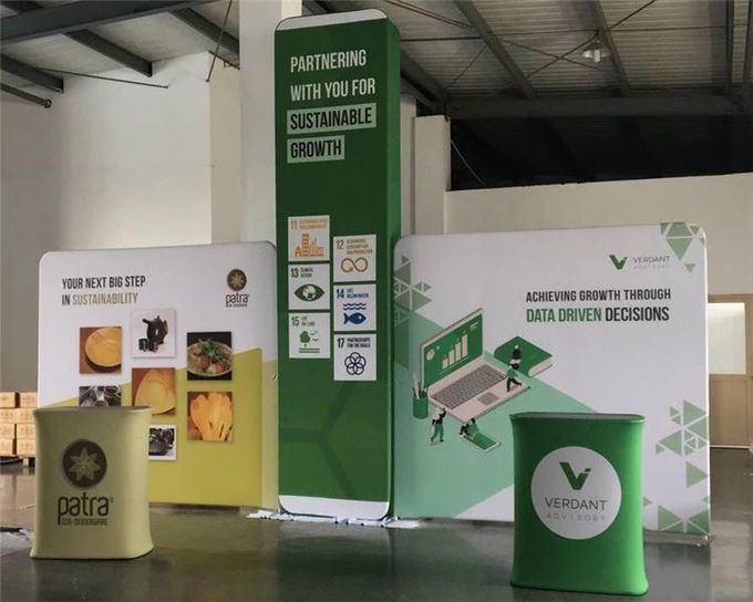 Outdoor 10x20 Ft Interactive Trade Show Displays UV Resistant For Retail Display System