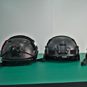 China RoboCop Style 5m Smart Temperature Measuring Helmet wholesale