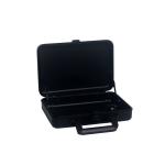 Aluminum Display Box Black Aluminium Magic Prop Storage Case For Magician