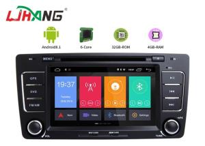 China Skoda Octavia Vw Dvd Player , Vehicle Dvd Player With BT Canbus Rear Camera wholesale