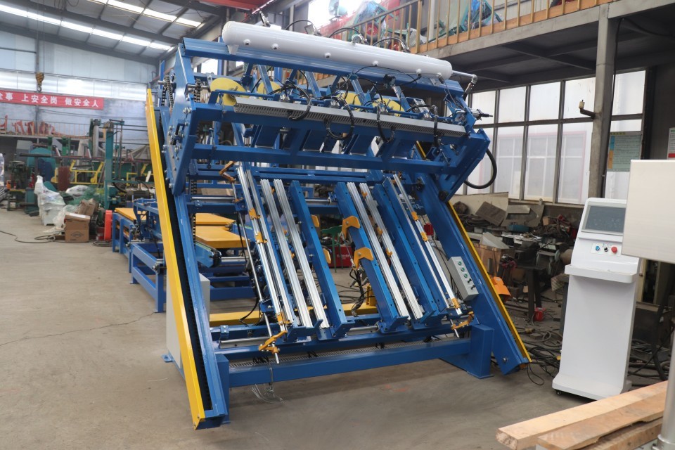 Feeding Pallet Machine Automatic Line Wood Pallet Storage Platform, Wood Pallet Transportation Platform