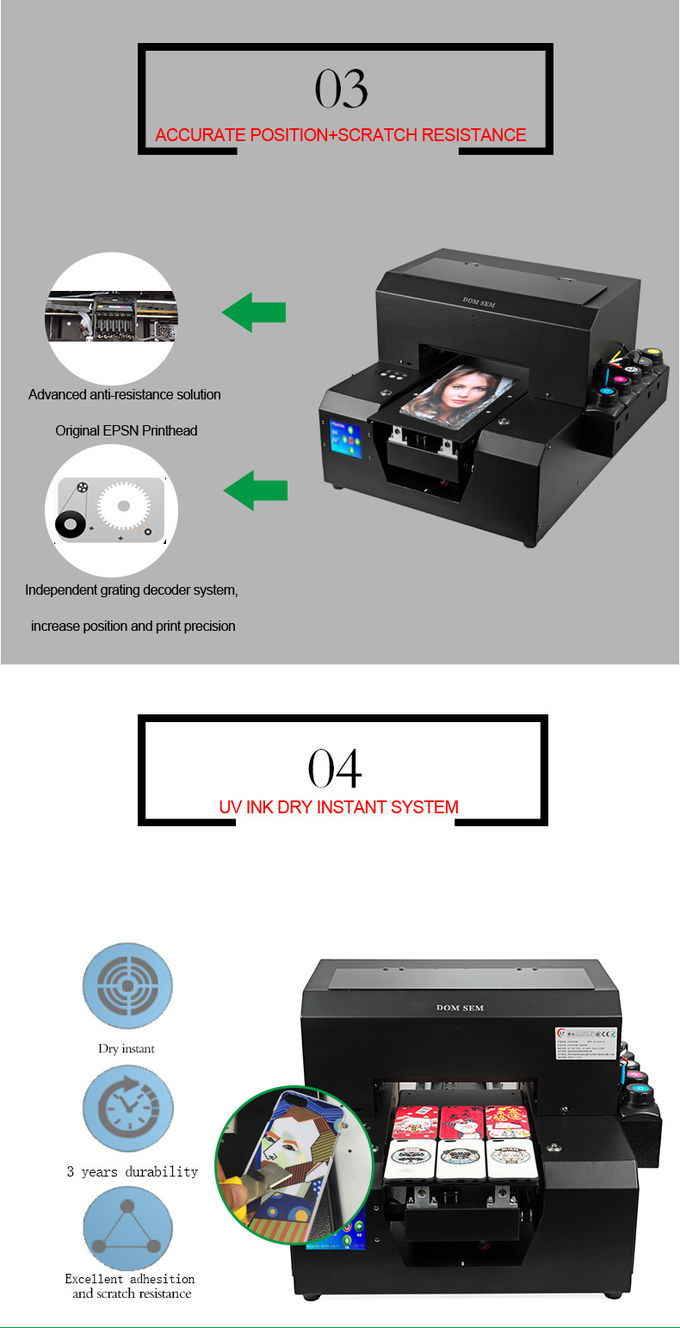 Professional Wooden Sign Printing Machine A4 UV Flatbed Printing On Wood Printer