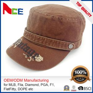 China Custom Embroidered Military Caps , Military Boonie Cap Autumn Winter Fitted wholesale