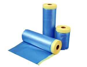 China Universal Plastic Sheet Roll For Car Overspray Masking Film Single Sided wholesale