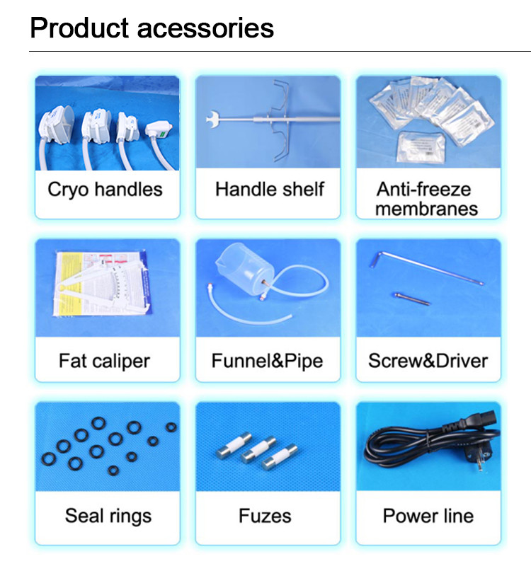 Professional cryo fat beauty machine fatest slimming weight loss cryo equipment LF-207B
