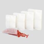Vacuum Embossed Sealed Plastic Storage Bag Three Sides Sealed Food Vacuum Bag