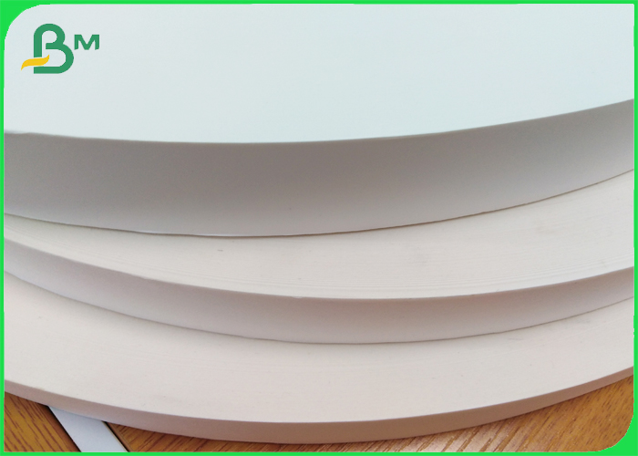 SGS certificate 28gsm White Color Straw Wrapping Paper 26.5mm width Bobbin