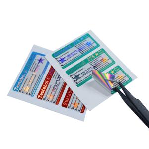 China CMYK 10ml Glass Vial Labels For Test Cypionate wholesale