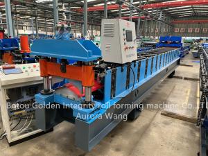 China Good Quality Color Steel Metal Roof Ridge Roll Forming Machine With High Quality wholesale