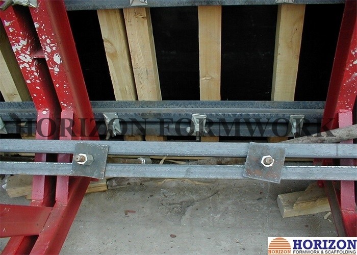 8.9m Height Single Sided Concrete Wall Forms Q235 Steel Channel OEM Available