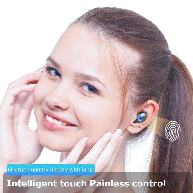 Binaural Call Wireless Bluetooth Earphone TWS Wireless Earbuds 180H Long Playtime
