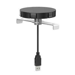China 15W DIY Fast Concealed Wireless Charger 205KHz Under Table Furniture wholesale