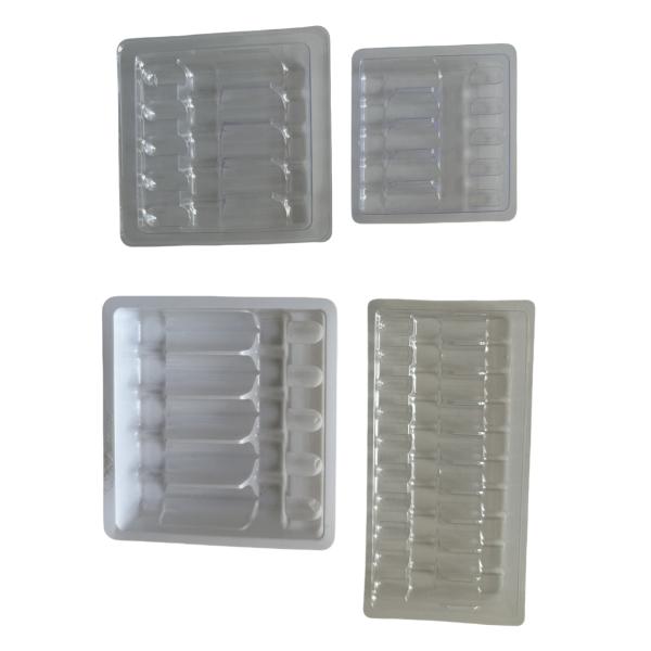 1ml 2ml 5ml 10ml PET Ampoule Tray Water Injection Ampoule Packaging Tray