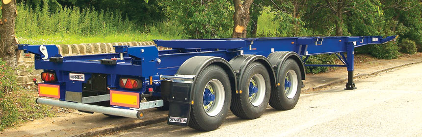 45ft Container Gooseneck Chassis Trailer Skeleton Truck Trailers with 28tons Landing Gear