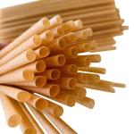 Customized Smoothie Bagasse Drinking Straws Sugarcane Fiber Environmentally