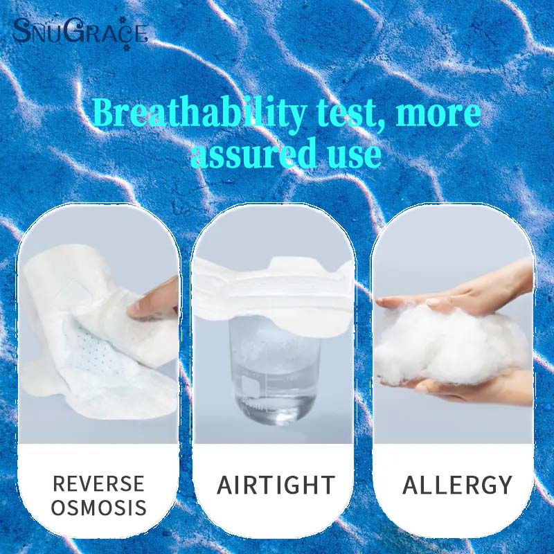 Last Stock Alert SnuGrace Sanitary Napkin with Fast Absorption and Blue Core Model