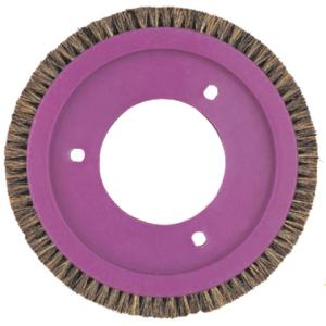 China LK Stenter Brush Wheel Bruckner Plastic Purple Body Bristle Pig Hair Nylon Hair Stenter Machine Parts wholesale