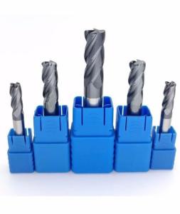 China Hrc 45 4um 4 Flutes Tungsten Carbide Milling Cutters wholesale