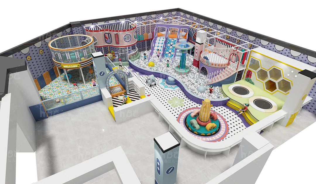 Indoor Playground With Balls , Inside Play Zone Equipment