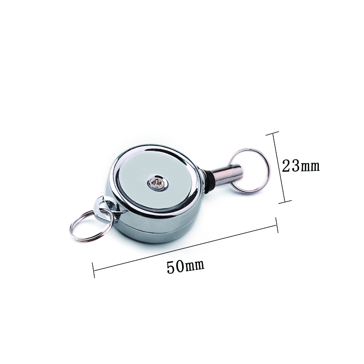 Deyi Retractable Metal Badge Reel Swivel Alligator Clip Students, Teachers, Office Worker