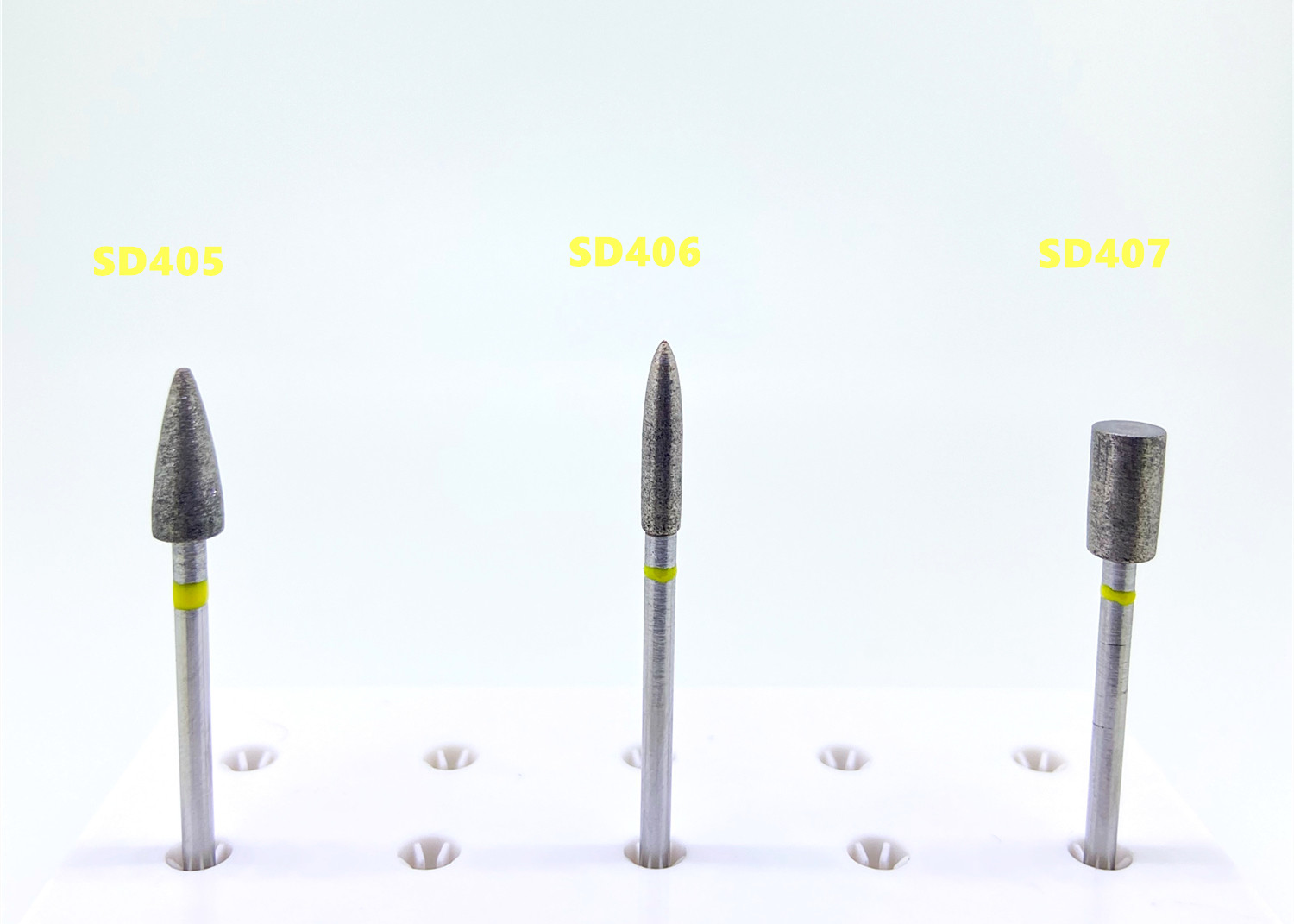 Abrasive Polishing Burs Dental Sintered Cylindrical Diamond Bur HP Shank