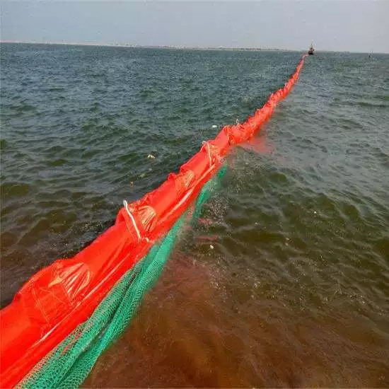 Solid PVC Floating Silt Curtain For Spill Control 15m 20m 25m