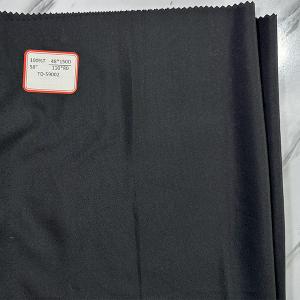 China 48X150D 100 Polyester Mens Robes Black Anti Wrinkle Fabric wholesale