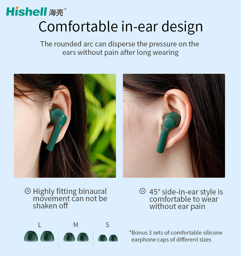 J5 Multicolor Wireless In Ear Earbuds , Waterproof True Wireless Stereo Earphones