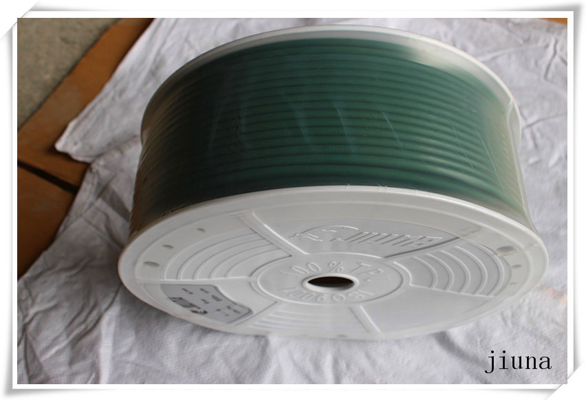 Green color hardness 85A transmission belting and Polyurethane round belt poly cord