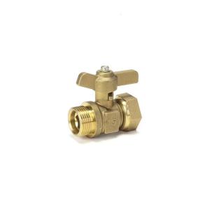 China Gas Water Oil 3 Brass Ball Valve OEM High Temperature wholesale