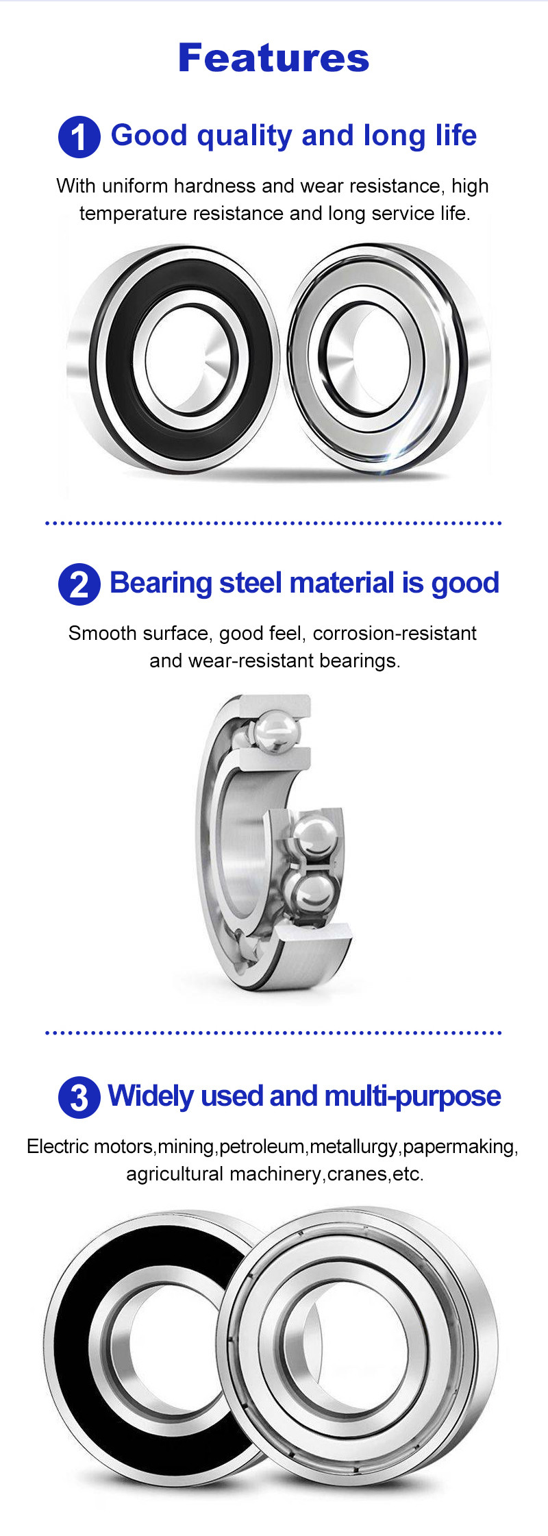 Steel Offset Printing Machine Bearing F-207665 0.1 KG/PCS High Durability