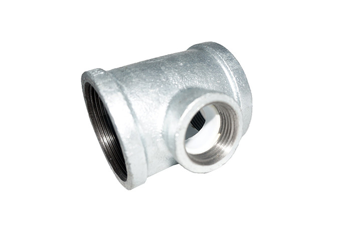 Durable Plastic Lined Pipe Fittings , Hot Galvanized Tee Fittings Eco Friendly