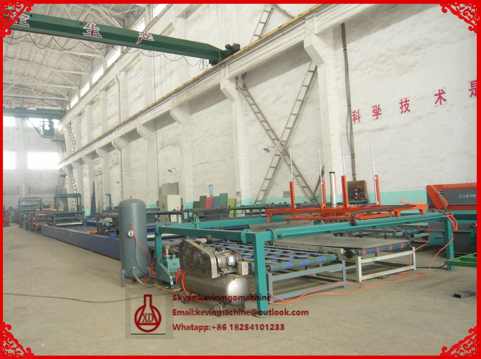 18KG/M3 EPS Sandwich Wall Panel Forming Machine for Public Construction Boards