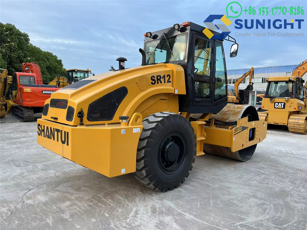 12.3 Ton Road Machine SR12-B6 Single Drum Road Roller Compactor With Diesel Engine