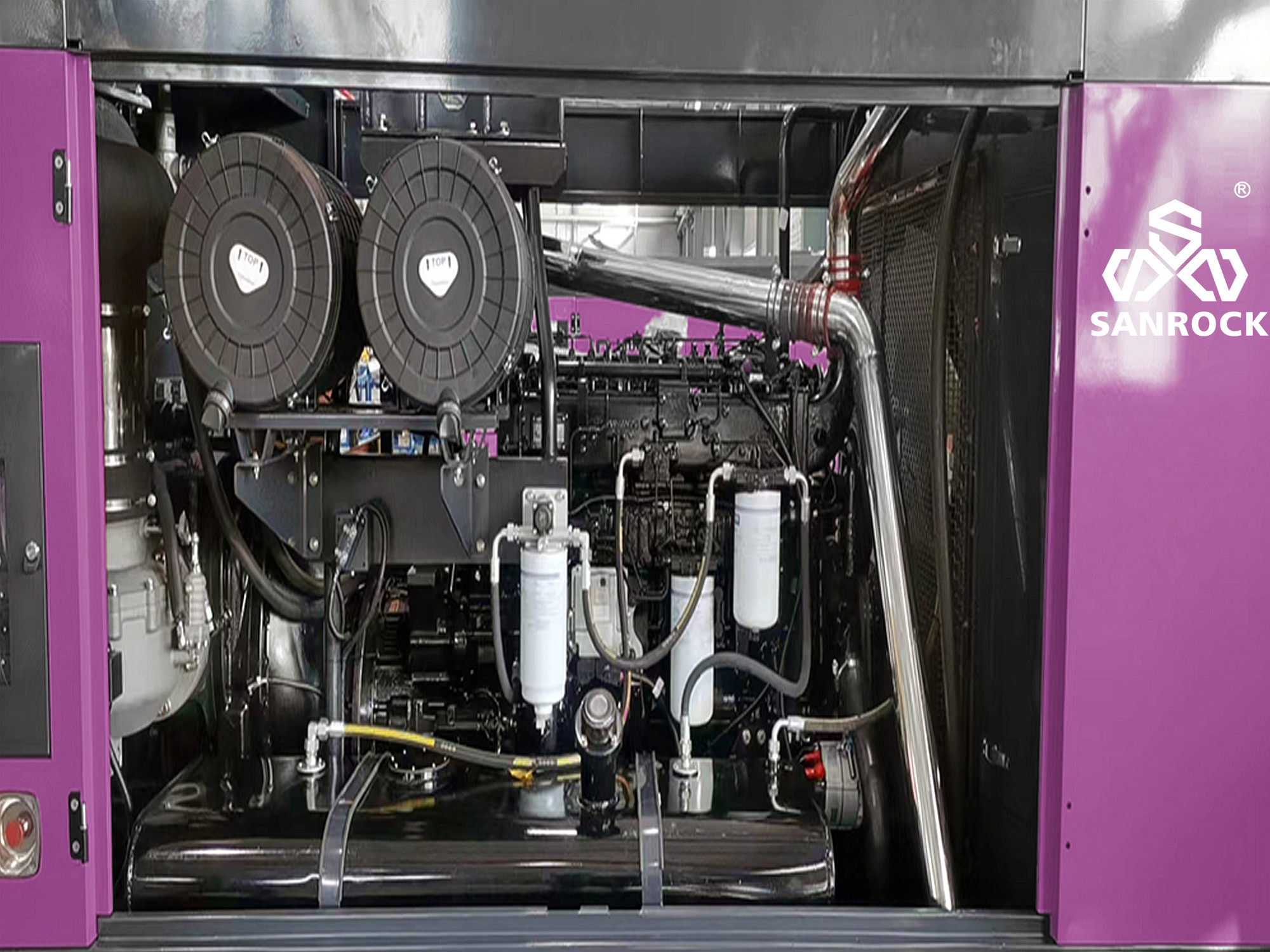 Water Well Diesel Engine 588kw Screw Air Compressor Equipment