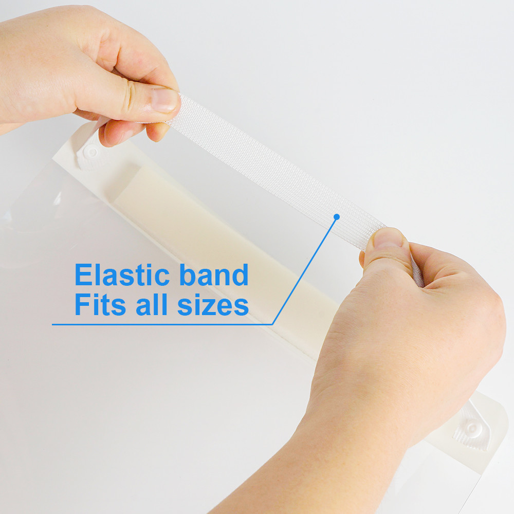 Anti Saliva Splash Base Plastic Face Shield Children , Protective Full Face Shield For Children