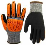 High Dexterity Cut Resistant Anti Impact Gloves TPR Heavy Mechanic Gloves