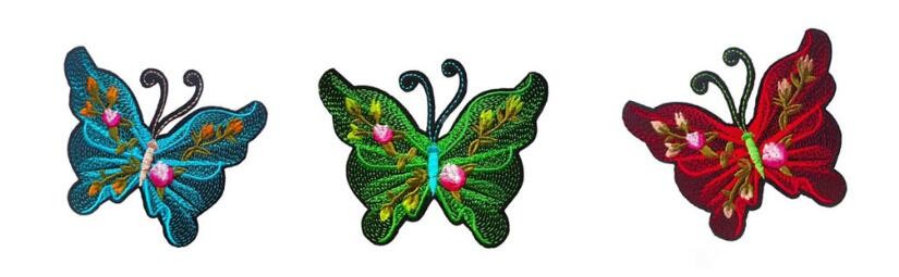 High Quality Personalized Design Embroidery Pretty Custom 3D Patches For Clothing