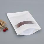 Open Window Kraft Paper Pouches