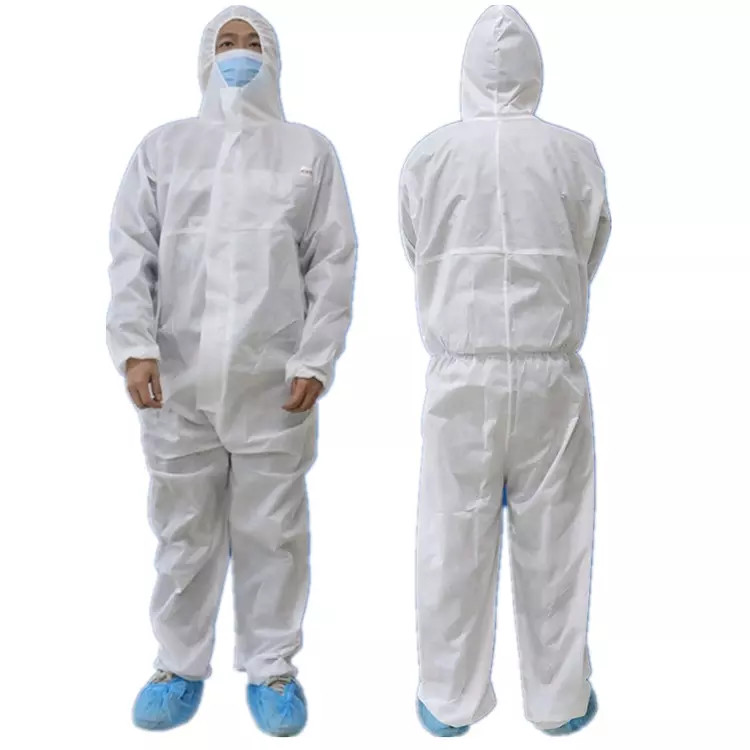 Non Woven Fabric Disposable Protective Clothing Breathable Waterproof