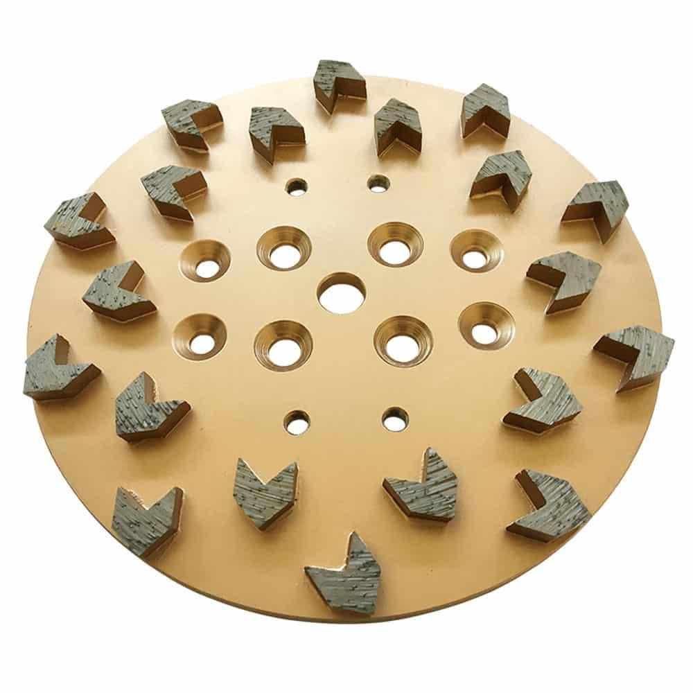 7 In 180mm Laser Welded Segmented Diamond Grinding Cup Wheel For Concrete , Stone, Building Material