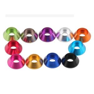 China Aluminum Alloy Cylindrical Cup Head Washer Inner Hexagon Screw Tapered Washer wholesale