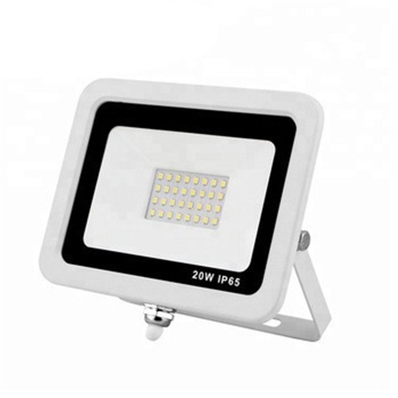 IP66 Slimline LED Floodlight 10w 20w 30w 50w Die Cast Aluminum Shell Easy Install