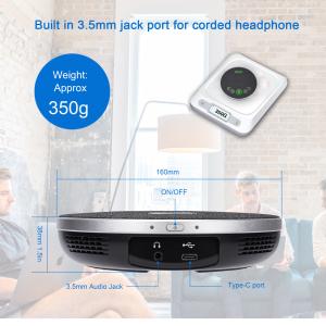 China Omnidirectional 5m Pick Up Usb Conference Speaker Acoustic Gain Control wholesale