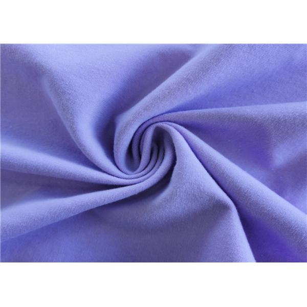 Pink Knitted Fabric Lycra Cotton Single Jersey 32S Cotton Spandex