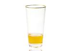CE Lead Free Gold Rim Crystal Drinking Glasses