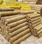 Waterproof Insulation Rock Wool Tube 50mm Sound Absorption Rockwool Fire Tube